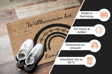 Hometrend - Regenbogen Fußmatte